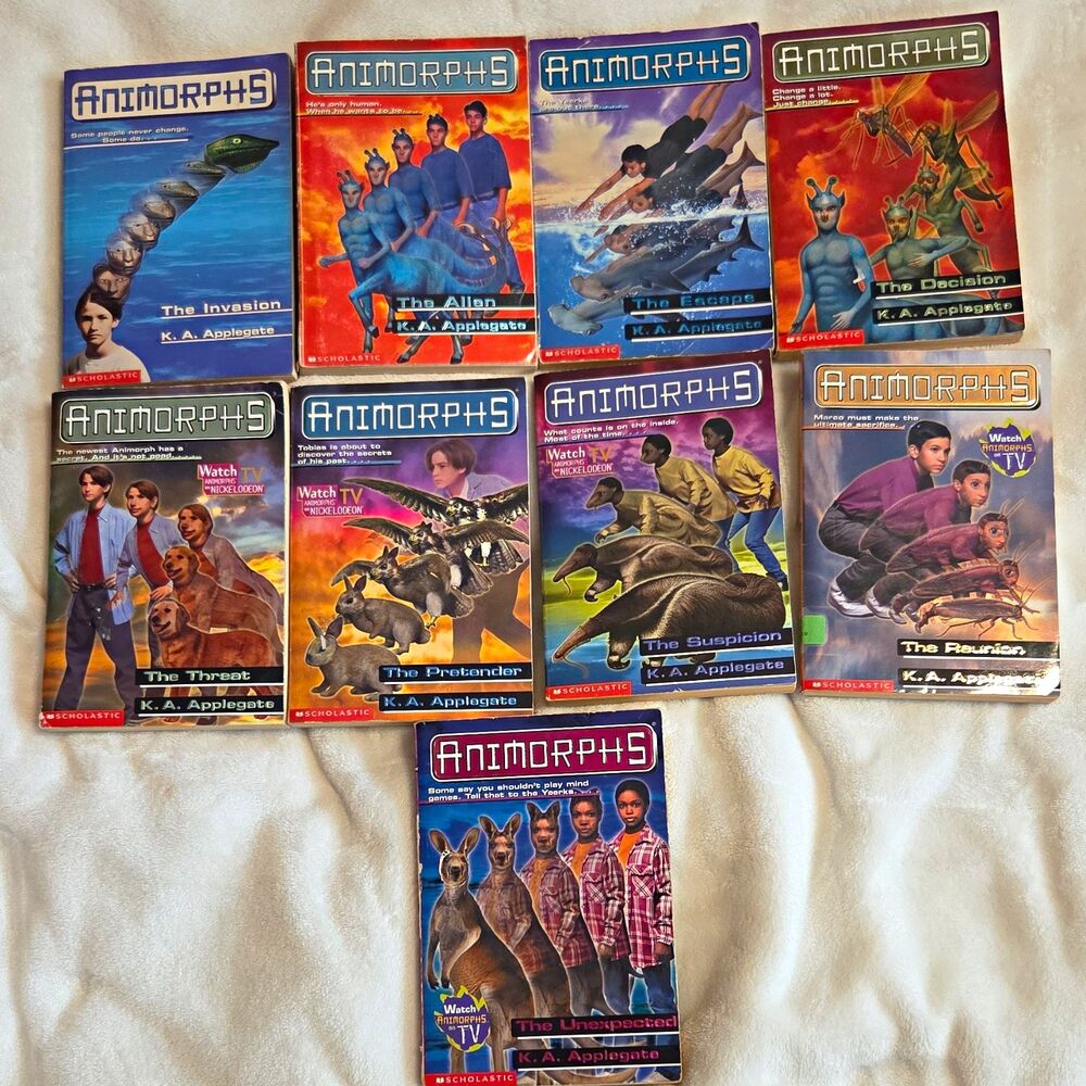 Animorphs Paperback by K. A. Applegate Scholastic 1996 1 8 15 18 21 23 24 30 44